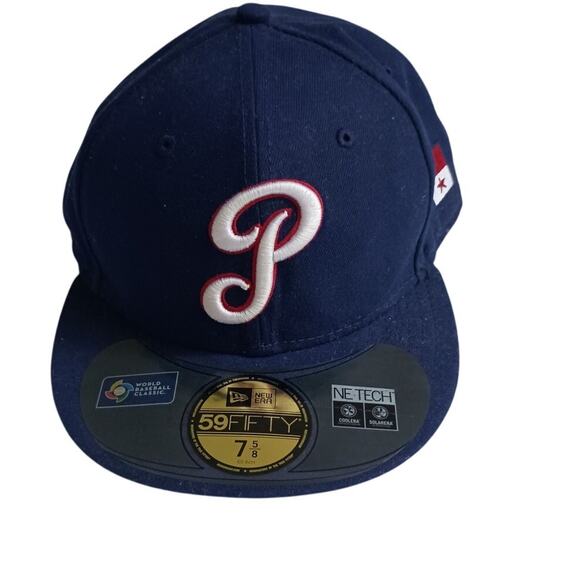 New Era Panama World Baseball Classic WBC Fitted Hat Cap Size 7 5/8 59fifty - Picture 1 of 12
